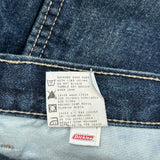 Dickies Denim Shorts - 33W 11L Blue Cotton