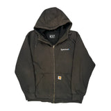 Spectrum Carhartt Hoodie - Large Black Cotton Blend