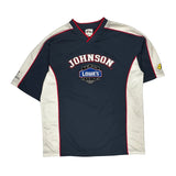 Team Lowe'S Racing Chase Authentics Nascar T-Shirt - Large Navy Polyester