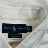 Ralph Lauren Shirt - XL White Cotton