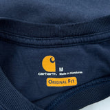 Carhartt T-Shirt - Medium Navy Cotton