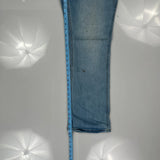 Carhartt Boot Cut Jeans - 28W UK 8 Light Wash Cotton Blend