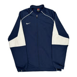 Nike Track Jacket - Medium Navy Polyester