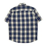 Carhartt Checked Short Sleeve Shirt - XL Blue Cotton