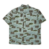 River Lodge Columbia Graphic Short Sleeve Shirt - Large Multicoloured Cotton