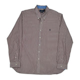 Ralph Lauren Striped Shirt - 2XL Red Cotton