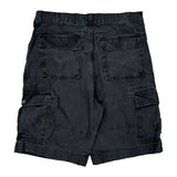 Levis Cargo Shorts - 36W 10L Black Cotton