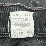 Made In USA Levis 550 Jeans - 33W 34L Black Cotton