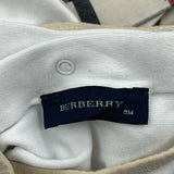 Age 3M Burberry Checked Dress - XS White Cotton
