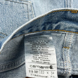 Carhartt Jeans - 32W 34L Light Wash Cotton