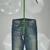 True Religion Boot Cut Jeans - 32W UK 10 Light Wash Denim