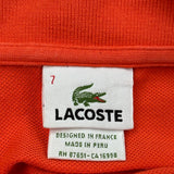 Lacoste Polo Shirt - 2XL Red Cotton
