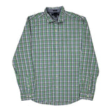 Tommy Hilfiger Checked Shirt - Large Blue Cotton