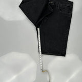 Wrangler Denim Shorts - 38W 10L Black Cotton