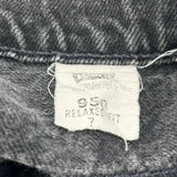 Orange Tab Levis Denim Shorts - 26W UK 6 Black Cotton