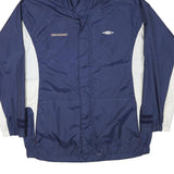 UMBRO Mens Navy & White Pro Training Zip Jacket XL Polyester Blend Sportswear