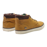 LACOSTE Chukka Boots Orange Leather Mens UK 10.5