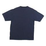 HORIZON Mens Navy Blue Tropical Wonderland Graphic T-Shirt L Short Sleeve Crew