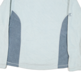 HELLY HANSEN Womens Blue & Grey Outdoor Jacket L Polyester Fleece Colourblock