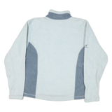 HELLY HANSEN Womens Blue & Grey Outdoor Jacket L Polyester Fleece Colourblock