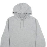 PUMA Mens Grey Hoodie M Cotton Blend Pullover Casual Sportswear
