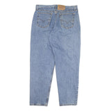 LEVI'S 560 Womens Jeans Blue Loose Straight Denim Medium W35 L31 Classic Fit Zip