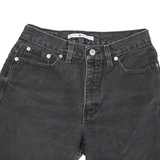 TOMMY HILFIGER Womens Shorts Black Cut-Off Denim M W28 Frayed Hem