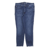 7 FOR ALL MANKIND Womens Jeans Blue Slim Skinny Denim Light W28 L24 Stylish