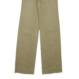 LEE COOPER Womens Cotton Blend Beige Regular Straight Trousers W24 L31