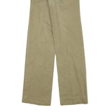 LEE COOPER Womens Cotton Blend Beige Regular Straight Trousers W24 L31
