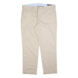 POLO RALPH LAUREN Mens Cotton Blend Beige Regular Fit Straight Trousers W36 L30