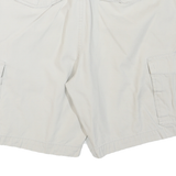 CHAPS Mens Shorts White Cargo Cotton Blend M W34 Casual Summer Wear