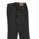 GUESS Womens Regular Black Denim Jeans W28 L28 Classic Zip Cotton Blend