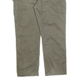CARHARTT Mens Cotton Blend Grey Regular Straight Trousers W42 L32 Workwear