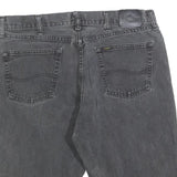 LEE Mens Shorts Black Denim XL W38 Classic Fit Casual Cotton Blend