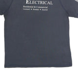 CARHARTT Mens Navy Blue Stroh Electrical Graphic T-Shirt L Short Sleeve Crew