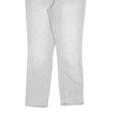 DKNY Womens Light Grey Slim Fit Skinny Denim Cotton Blend Jeans W28 L26 Zip