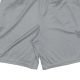 NIKE Mens Grey Sports Shorts M W30 Polyester Blend Nike Swoosh Casual