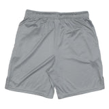 NIKE Mens Grey Sports Shorts M W30 Polyester Blend Nike Swoosh Casual
