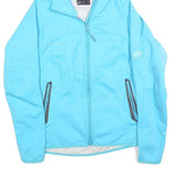 MAMMUT Womens Blue Hooded Zip Jacket M Polyester Blend Outdoor Activewear