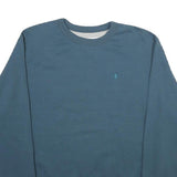 CHAMPION Mens Blue Crew Neck M Classic Cotton Blend Sweatshirt Pullover