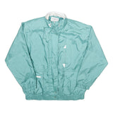 CAMBRIDGE Womens Blue Jacket M Polyester Zip Windbreaker Casual Lightweight