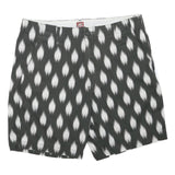 LEVI'S Mens Shorts Black & White XL W35 Patterned Cotton Blend Casual Chino