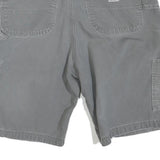 CARHARTT Mens Shorts Grey Cotton Blend Casual M W34 Durable Workwear