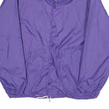 DUNBROOKE Mens Purple Nylon Button Jacket M Pla-Jac Battlin Bucs Embroidered