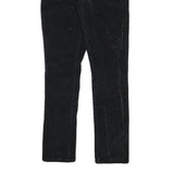 LEVI'S Womens Cotton Blend Black Slim Skinny Trousers W25 L27 Fashion Casual