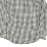 WRANGLER Mens Green & White Check Shirt S Lightweight Cotton Blend Casual