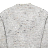 KOCCA Womens White Linen Button Jacket XL Woven Classic Elegant Fashion