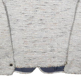 KOCCA Womens White Linen Button Jacket XL Woven Classic Elegant Fashion