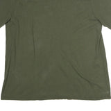 LEVI'S Mens Green T-Shirt 2XL Short Sleeve Crew Neck Cotton Logo Print